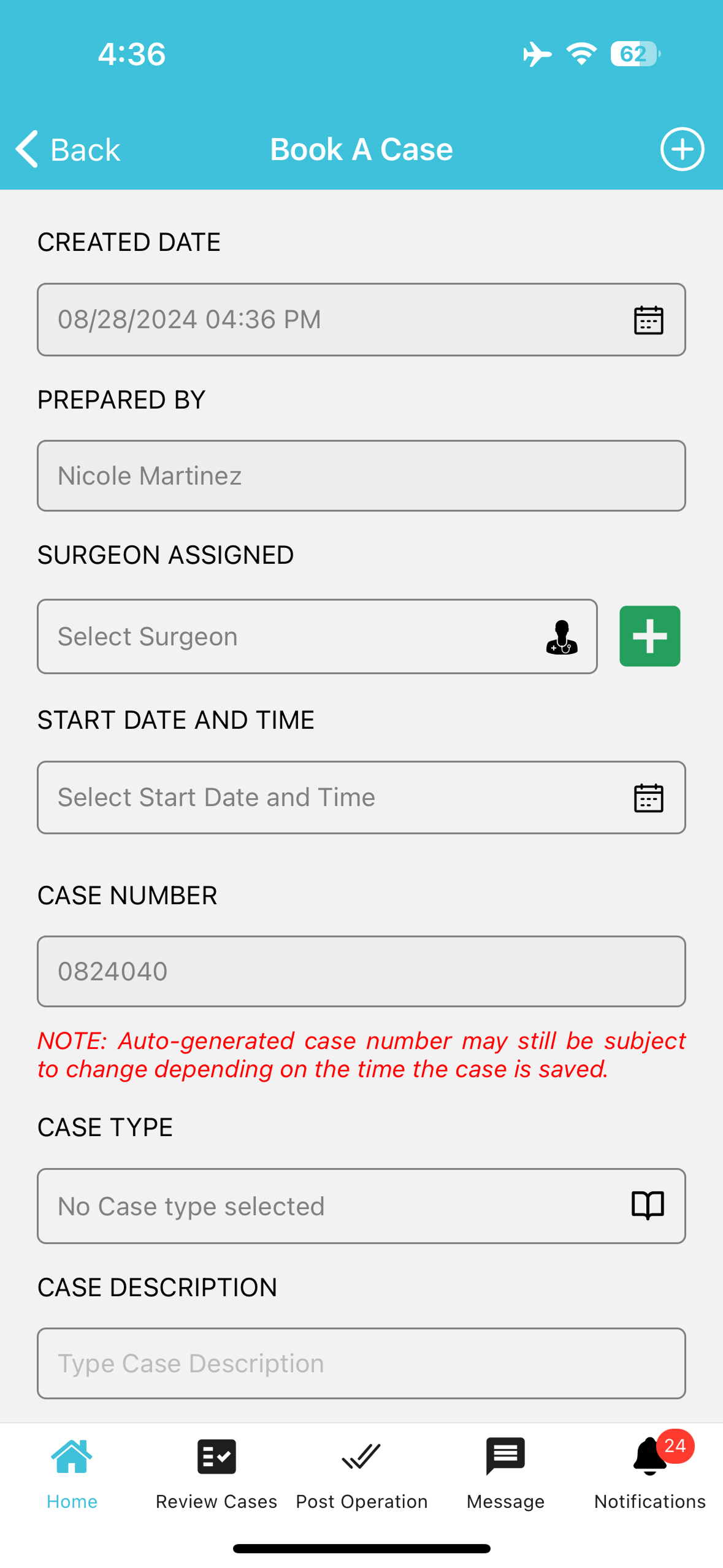 Surgtech App — screenshot 2